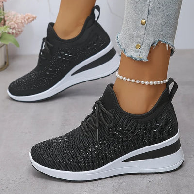 Zielka – Modne buty ortopedyczne z cyrkoniami