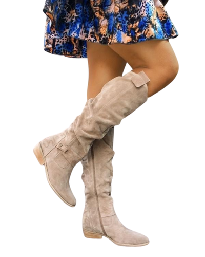 Blanka – Wygodne, ciepłe zamszowe buty damskie