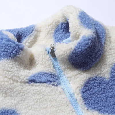 Daria - Odwracalna kurtka w serduszka