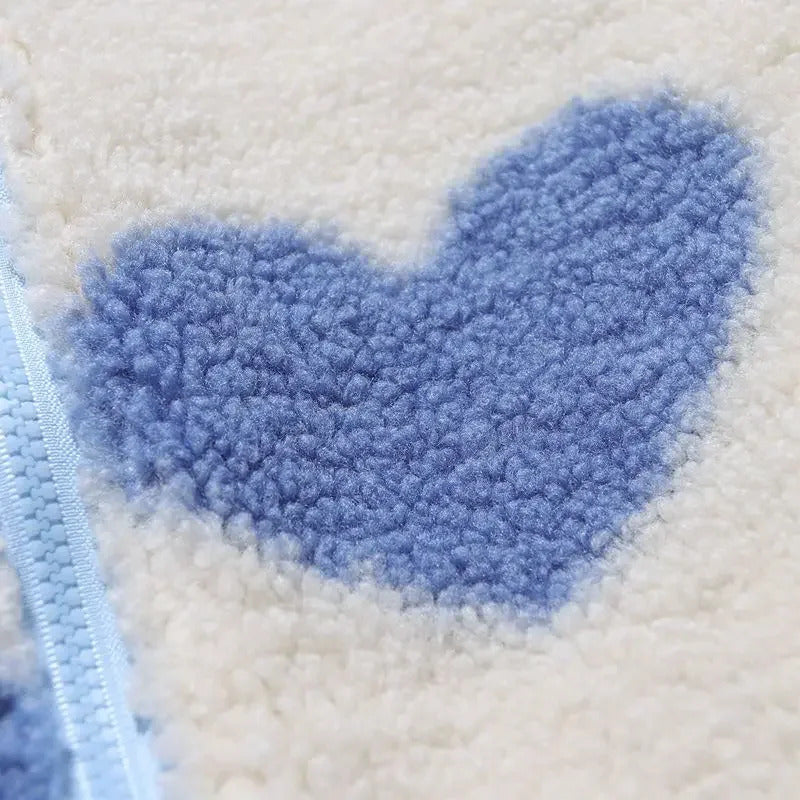 Daria - Odwracalna kurtka w serduszka