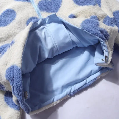 Daria - Odwracalna kurtka w serduszka