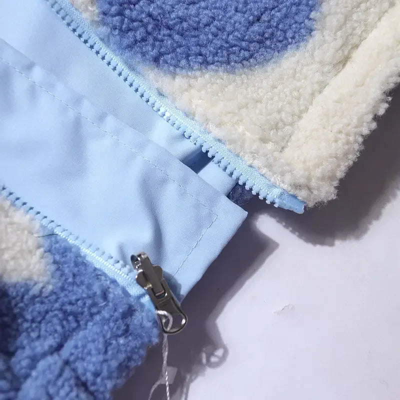 Daria - Odwracalna kurtka w serduszka