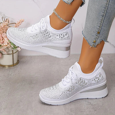 Zielka – Modne buty ortopedyczne z cyrkoniami
